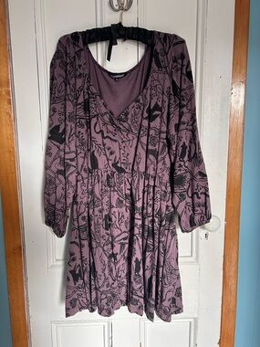 Thief and Bandit sweetheart dress in Nightcrawler